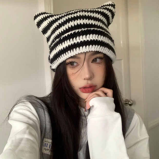 Pointed Beanie Hat