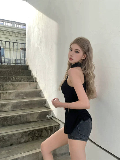 Cut Out Top & Shorts Set