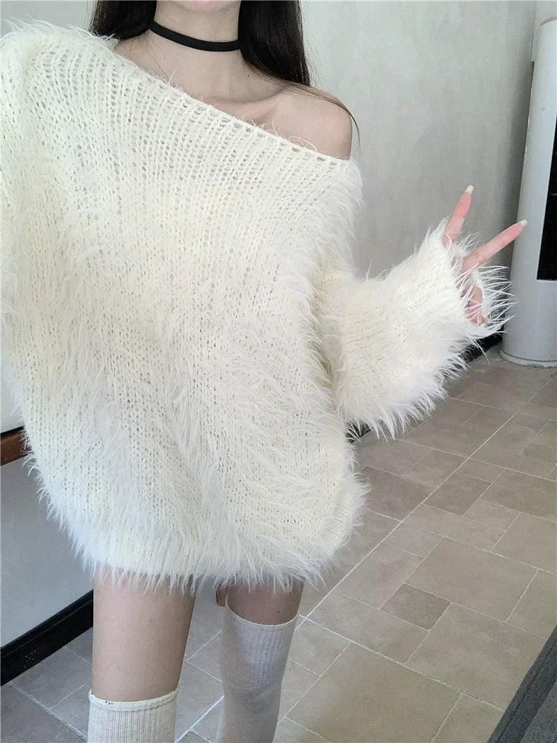 ベルベットミンクセーター