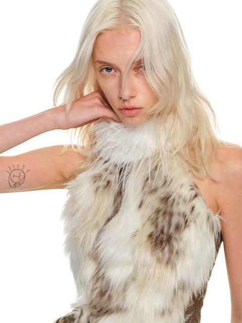 Faux Fur Tank Top - My Store