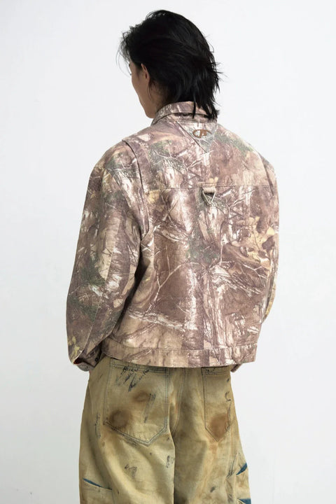 Camouflage Vintage Cargo Jacket