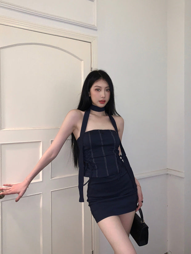Megan Top & Skirt Set