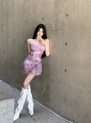 ライラック トップス＆スカート セット