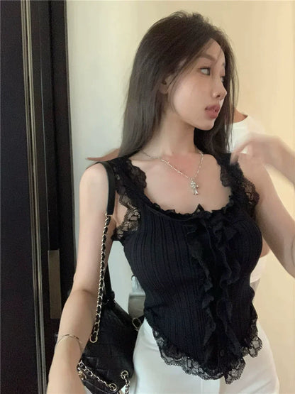 Ruffle Lined Top