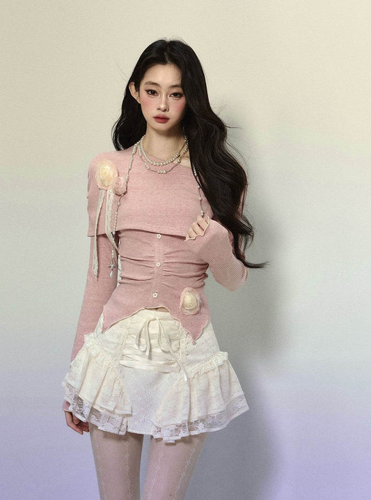 Irregular Lace Skirt - My Store
