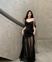 Silk Drape Top & Pants Set