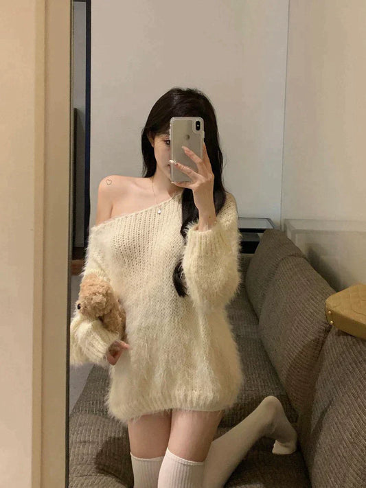 White Plush Sweater