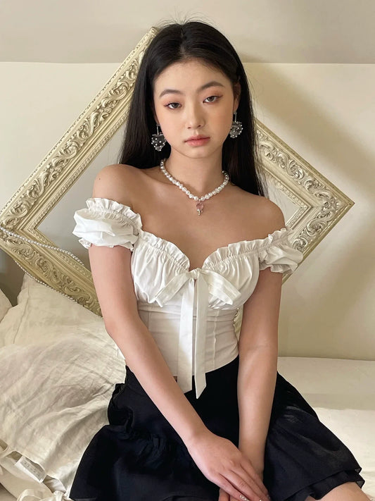 White Blouse Top