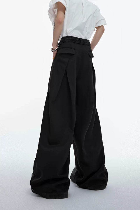 Heavyweight Tie-Waist Trousers - My Store