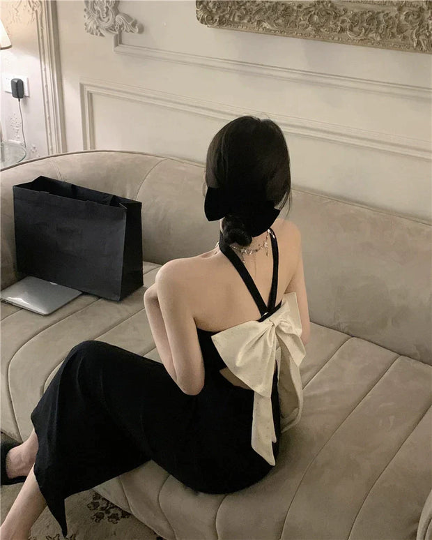 Backless Bow Dress