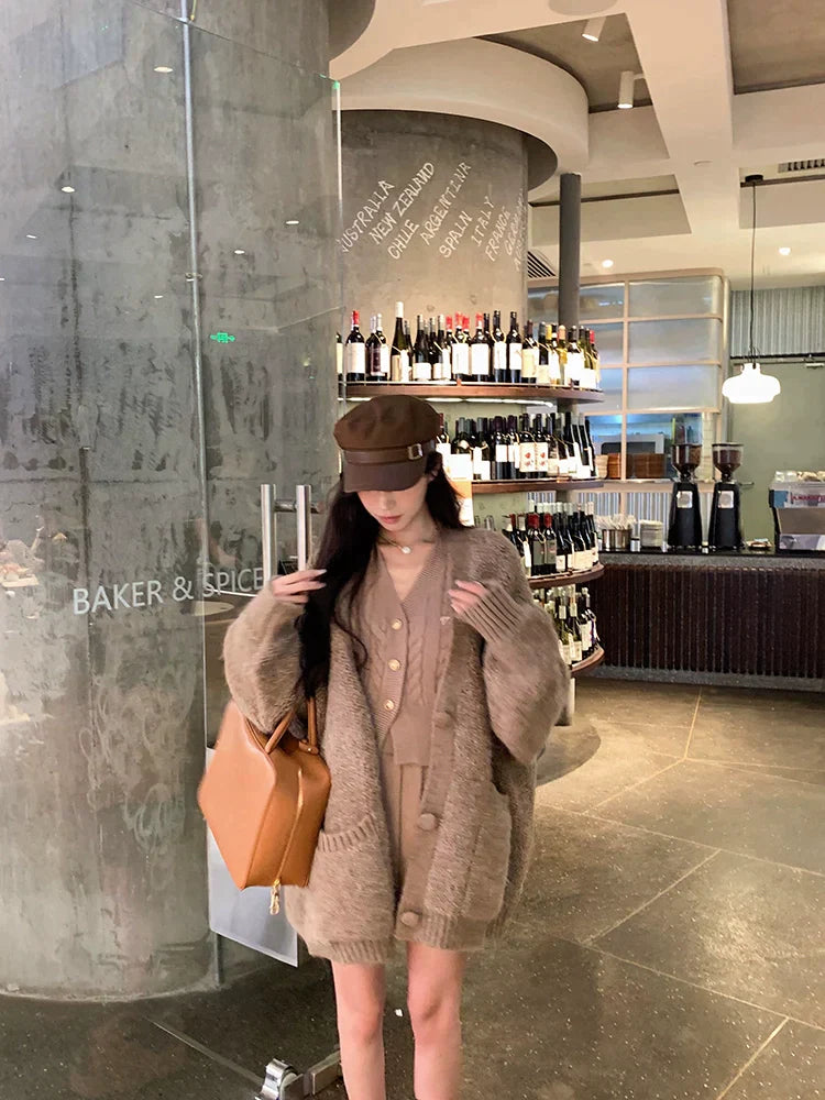 Winter Cardigan & Skirt