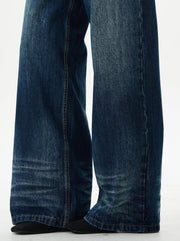 Classic Wide Leg Dark Wash Jeans