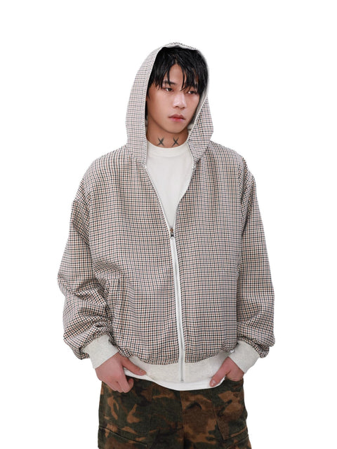 Oversize ReversibleZipper Hoodie