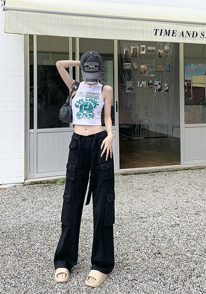 Belted Cargo Pants