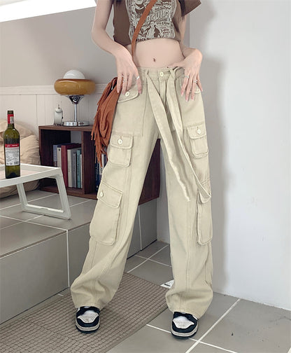 Belted Cargo Pants