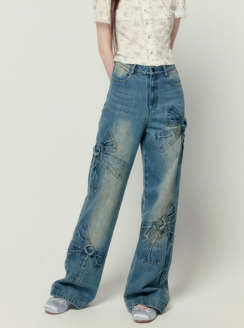 Wide-legged Straight High Waisted Pants