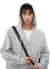 Pullover V-neck Hoodie