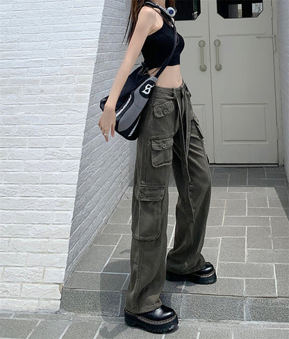 Belted Cargo Pants