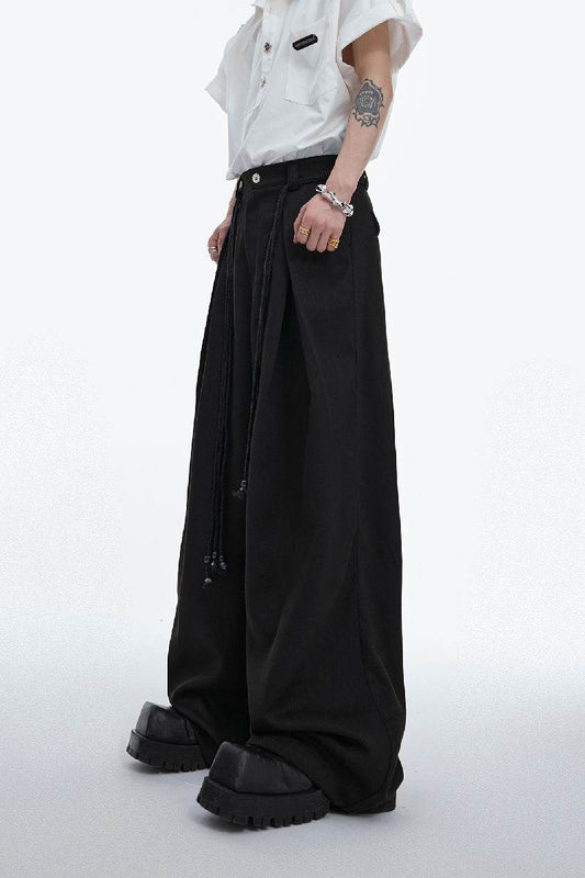 Heavyweight Tie-Waist Trousers - My Store