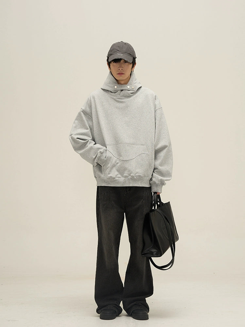 Oversize High-neck Hoodie