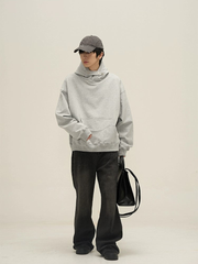 Oversize High-neck Hoodie