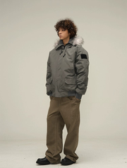 Oversize Hooded Puffer Jacket