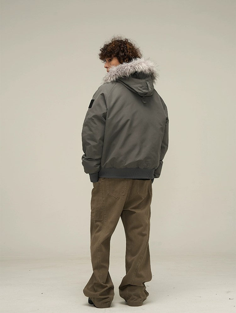 Oversize Hooded Puffer Jacket