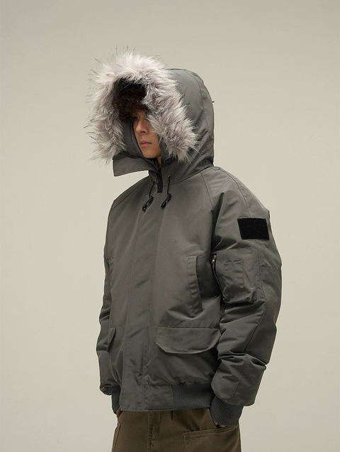 Oversize Hooded Puffer Jacket