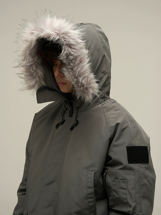 Oversize Hooded Puffer Jacket