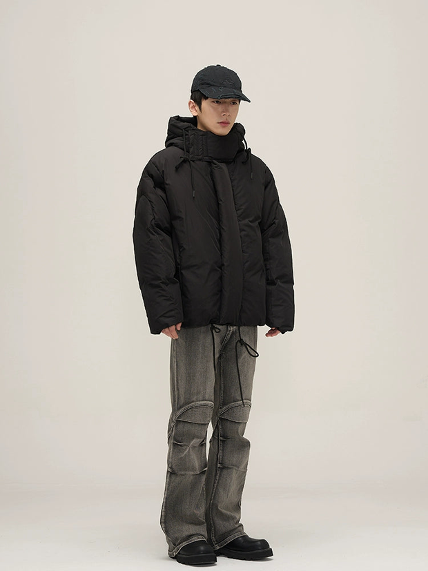 Oversize Hooded Puffer Jacket