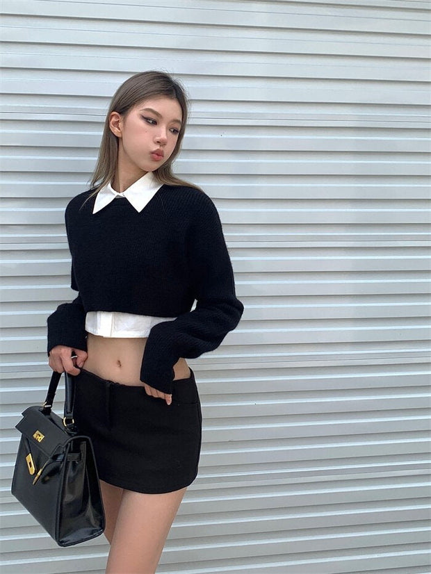 Sweater & Skirt Set