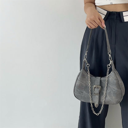 Crescent Chain Belt Purse