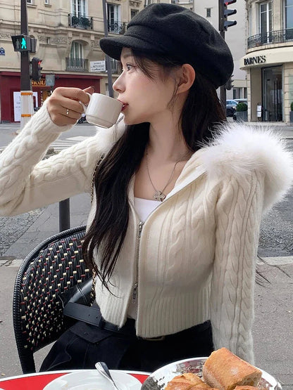 Fur Hooded Jacket