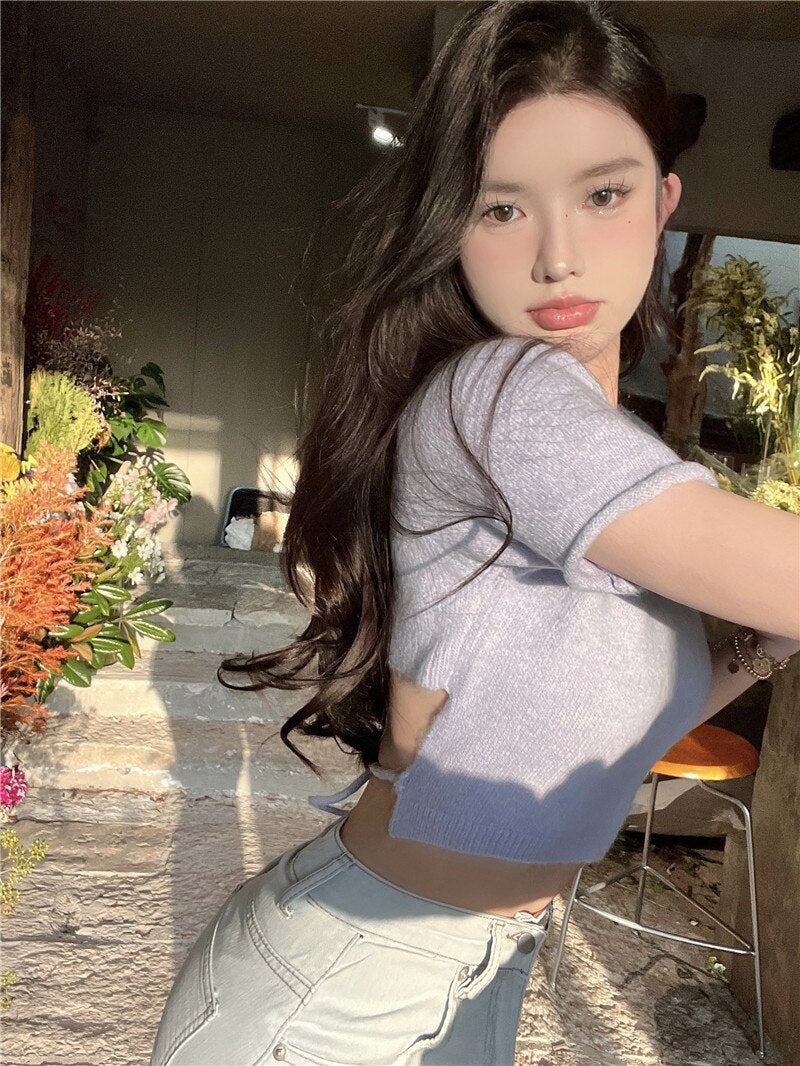 Backless Fleece Top