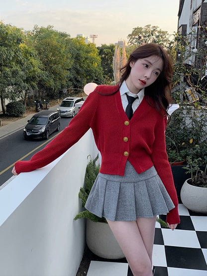 Red Cardigan