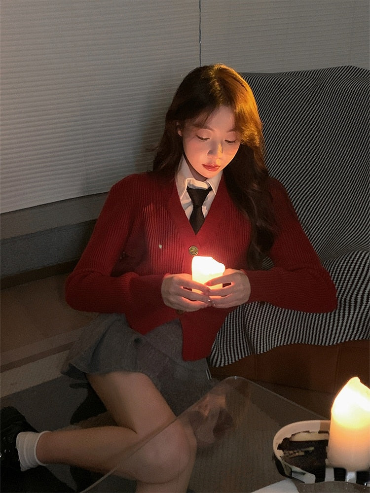 Red Cardigan