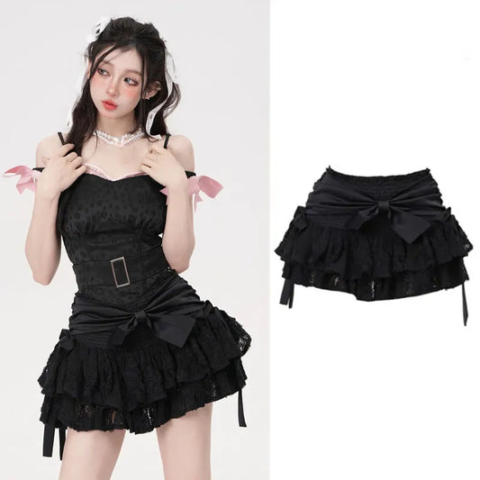 Black Bow Skirt