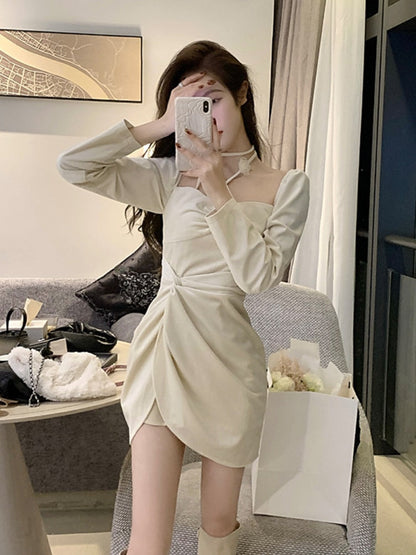 Elegant Velvet Mini Dress