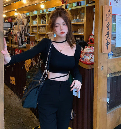Irregular Strap Top