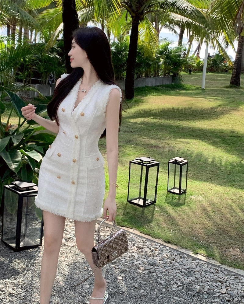 Tweed Vintage Dress