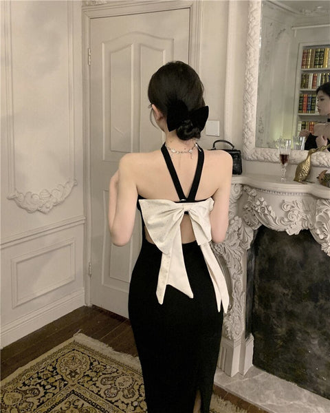 Backless Bow Dress