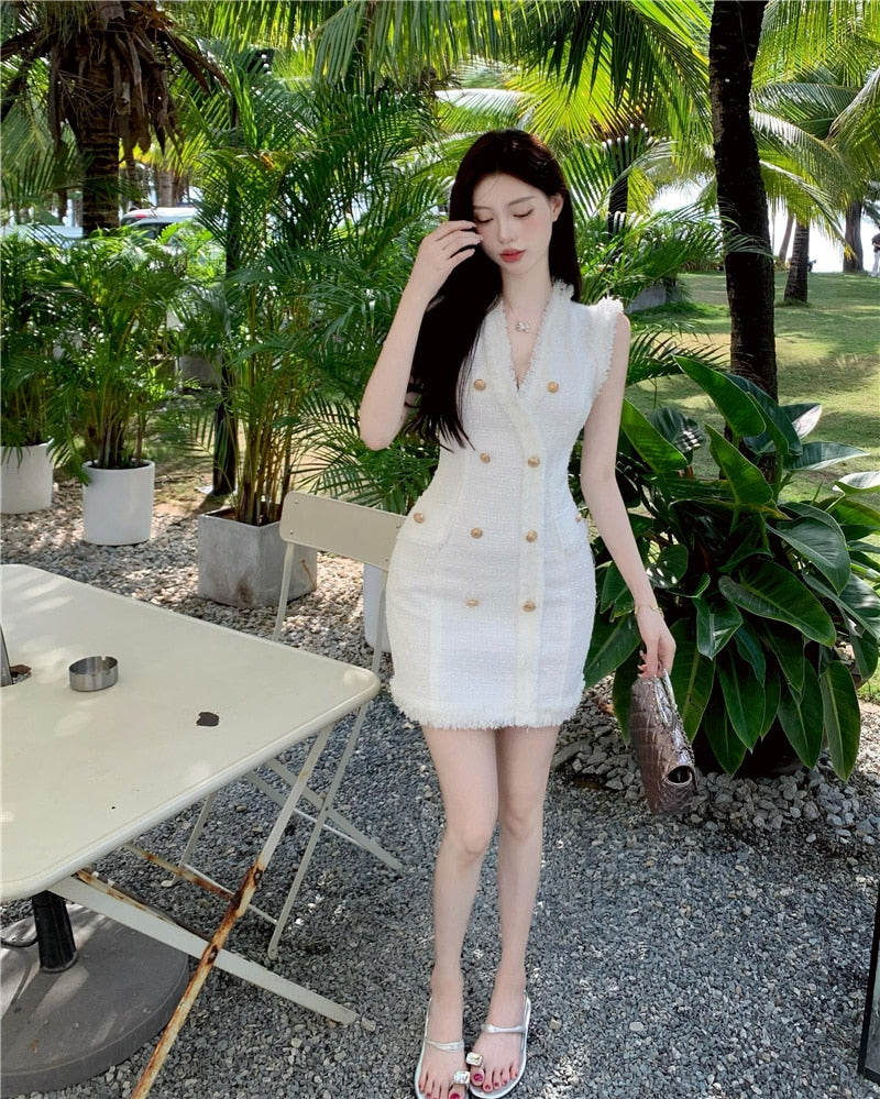 Tweed Vintage Dress