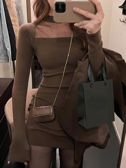 Knitted Sweater Dress