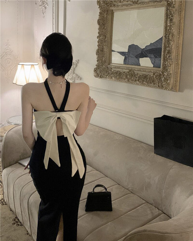 Backless Bow Dress