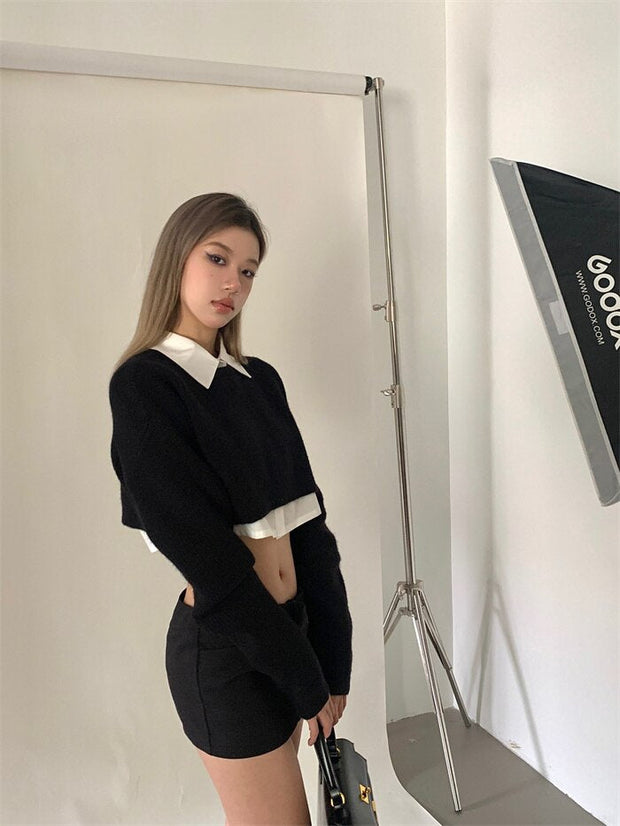 Sweater & Skirt Set