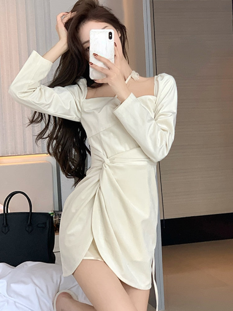 Elegant Velvet Mini Dress