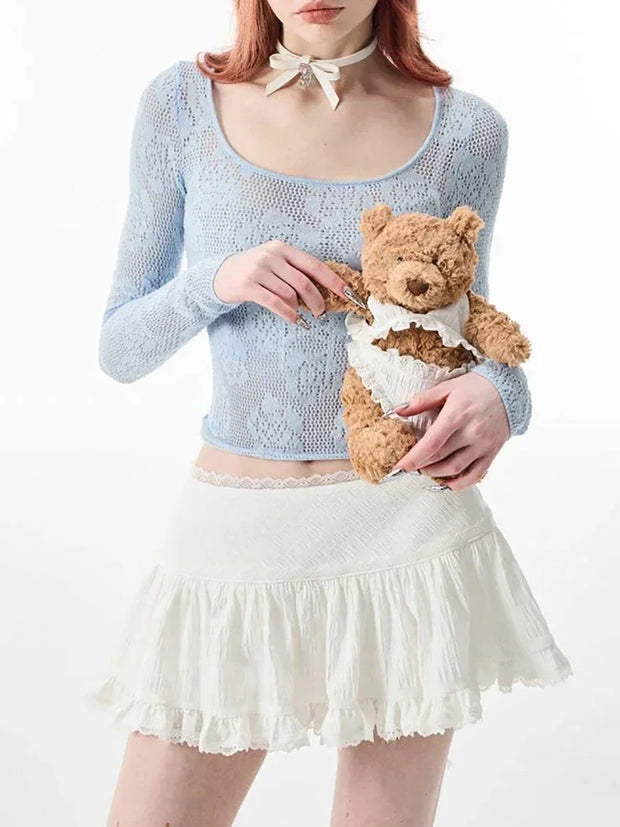 1JINN Ruffle Skirt