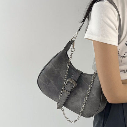 Crescent Chain Belt Purse