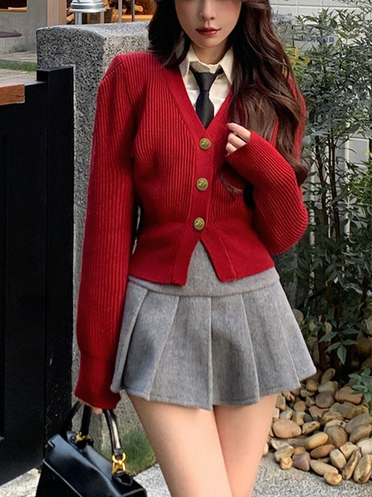 Red Cardigan