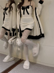 Bow Mini Dress Set